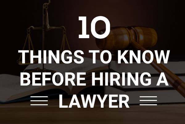 Hiring a lawyers