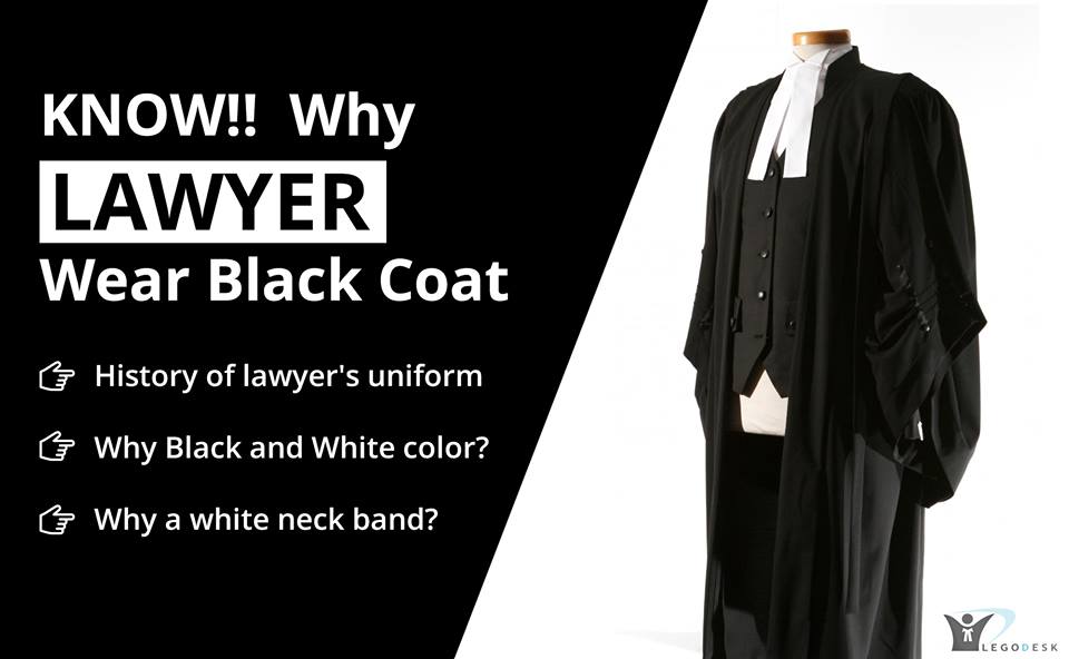 why lawyers wear black coat