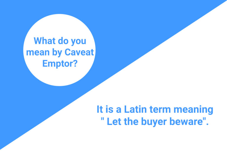 caveat emptor means