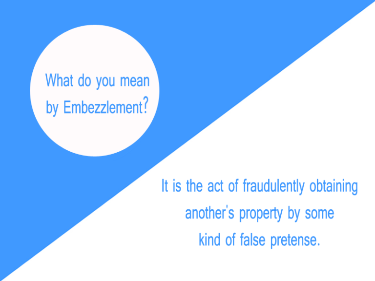 embezzlement definition