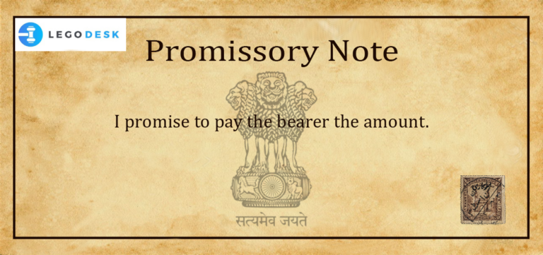 promissory note in india