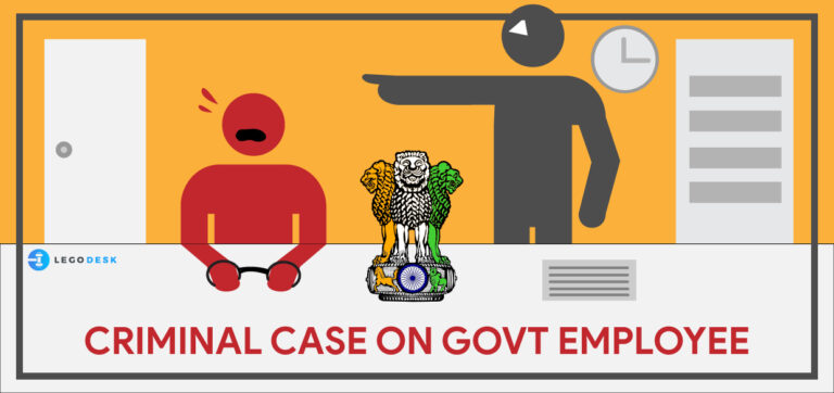 criminal case and government job