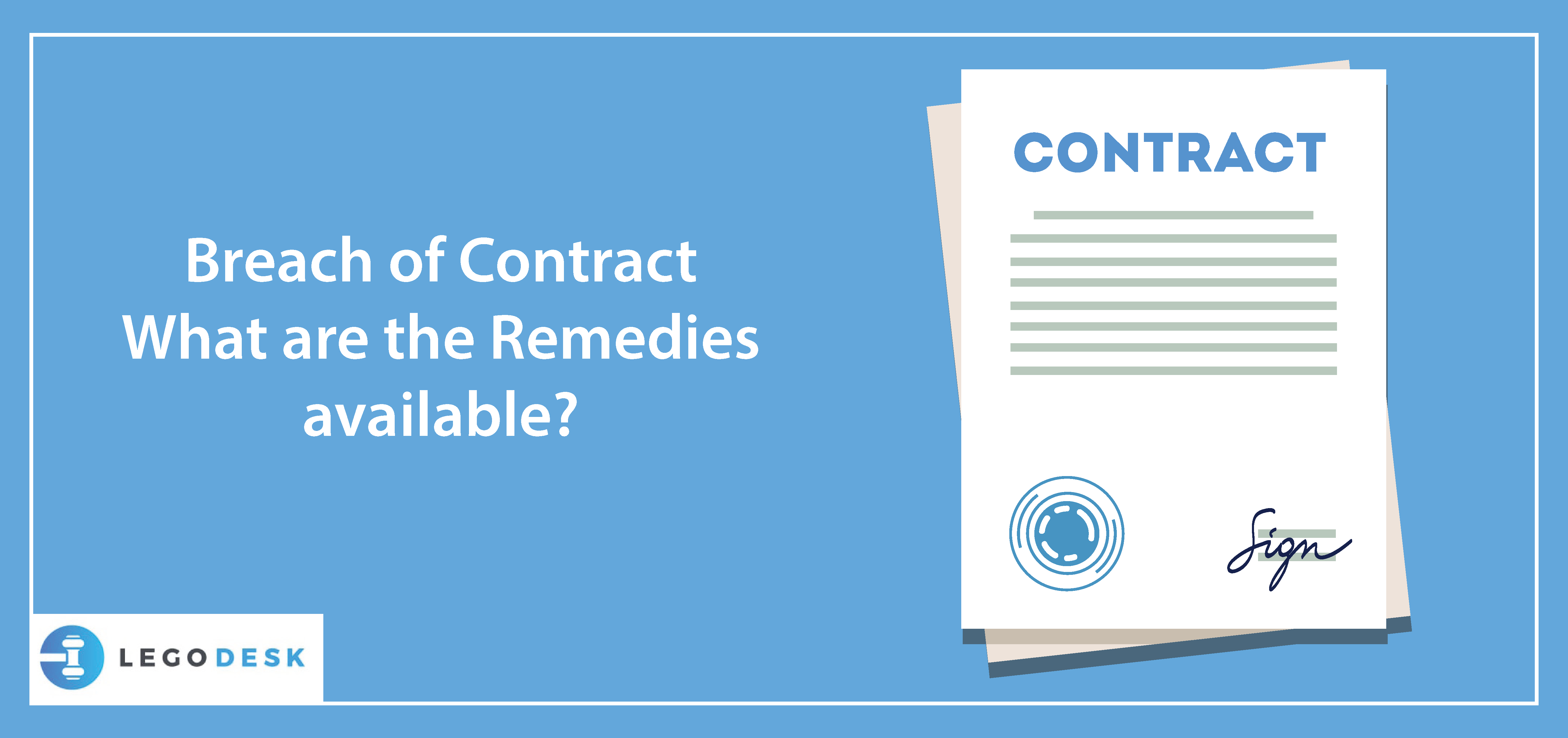 remedies for breach of contract