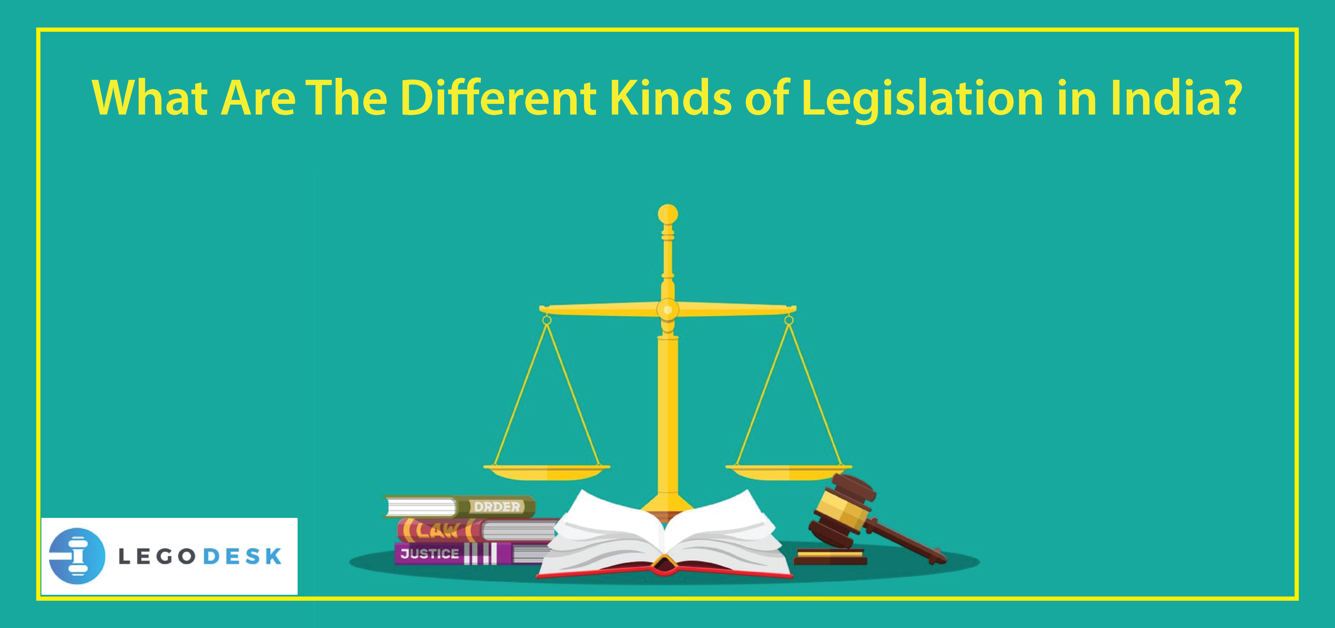 types of legislation in India