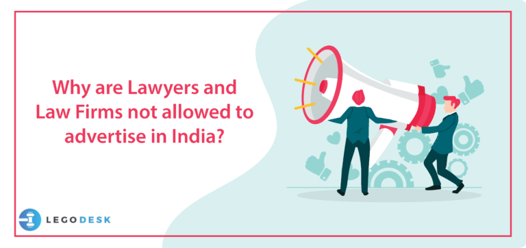 Why are Lawyers and Law Firms not allowed to advertise in India?