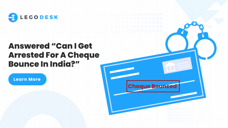 Answered “Can I Get Arrested For A Cheque Bounce In India”